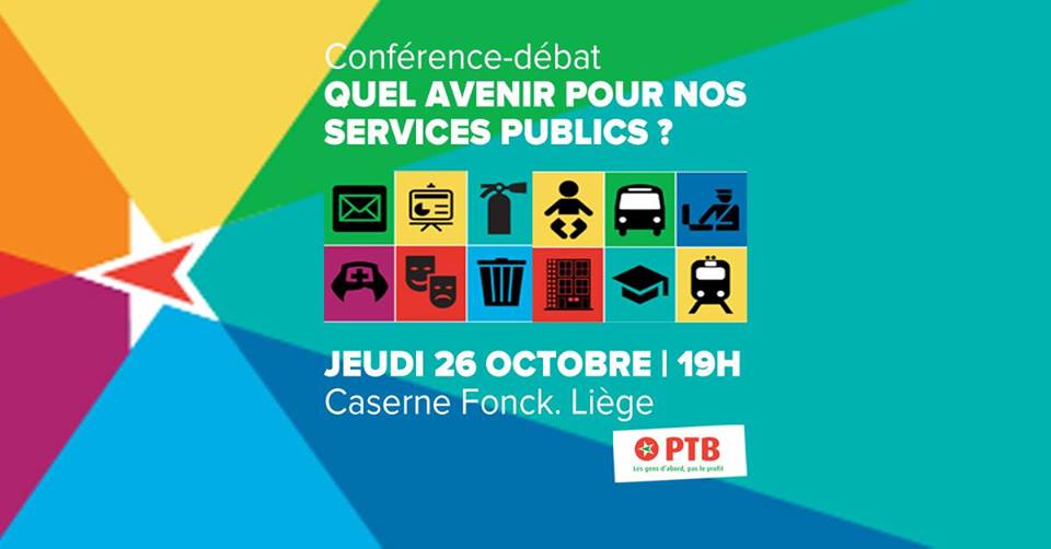 Conférence-débat : Quel avenir pour nos services publics?